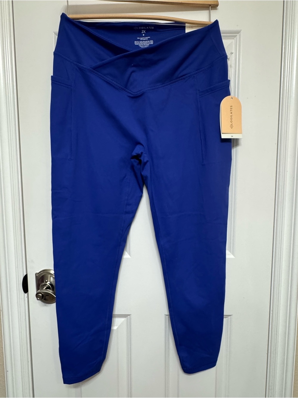 Crisscross High-Rise Leggings Blogilates Royal blue